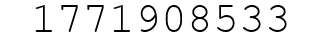 Number 1771908533.