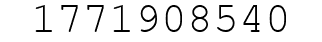 Number 1771908540.