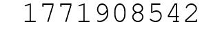 Number 1771908542.