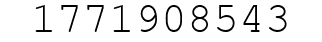 Number 1771908543.