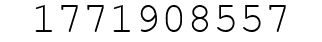 Number 1771908557.