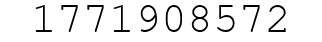 Number 1771908572.