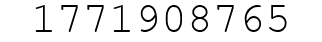 Number 1771908765.
