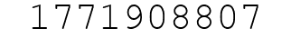 Number 1771908807.