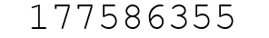Number 177586355.