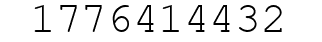 Number 1776414432.