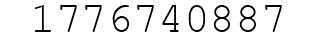 Number 1776740887.