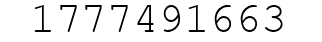 Number 1777491663.