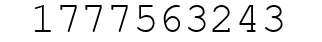Number 1777563243.
