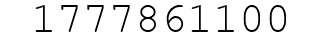 Number 1777861100.