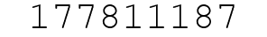 Number 177811187.