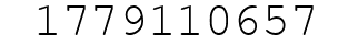 Number 1779110657.