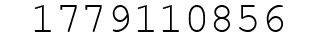 Number 1779110856.