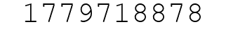 Number 1779718878.