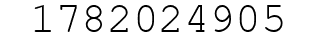 Number 1782024905.