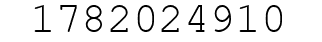 Number 1782024910.