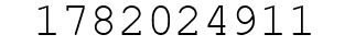 Number 1782024911.
