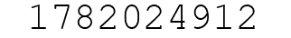 Number 1782024912.