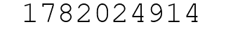 Number 1782024914.