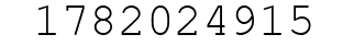 Number 1782024915.