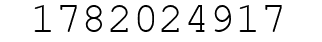 Number 1782024917.