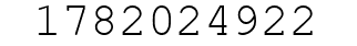 Number 1782024922.