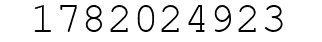 Number 1782024923.