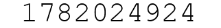 Number 1782024924.