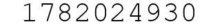 Number 1782024930.