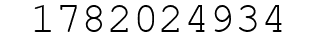Number 1782024934.