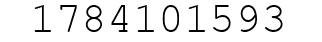 Number 1784101593.