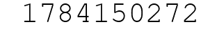 Number 1784150272.