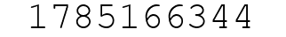 Number 1785166344.