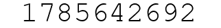 Number 1785642692.