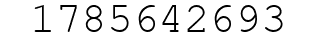 Number 1785642693.