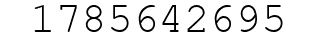 Number 1785642695.