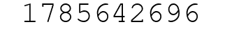 Number 1785642696.