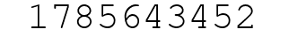 Number 1785643452.