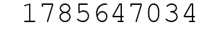 Number 1785647034.