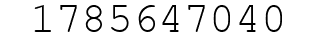 Number 1785647040.