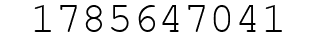 Number 1785647041.