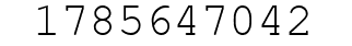 Number 1785647042.
