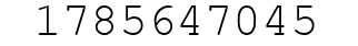Number 1785647045.