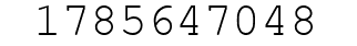 Number 1785647048.