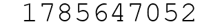 Number 1785647052.