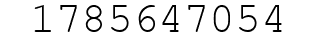 Number 1785647054.