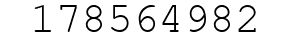 Number 178564982.