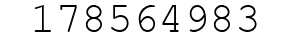 Number 178564983.
