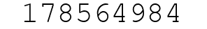 Number 178564984.