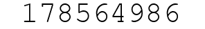 Number 178564986.